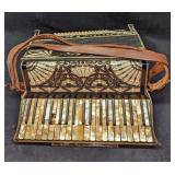 Vintage Moreschi & Sons Accordion With Case