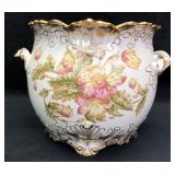 Antique Warwick China Footed Jardiniï¿½re w/ Handles