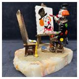 Hobo Joe Clown Self Portrait Sculpture by Ron Lee