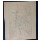 1921 USGS Topographic Map of North Dakota