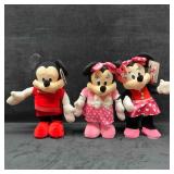 Disney Mickey and Minnie Mouse Plush Movement Danc