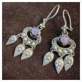 Doublet Opal Sterling Silver Kawi Rali 925 Earring
