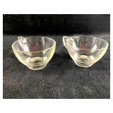 Set of (2) Small Glass Cups