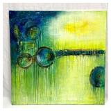 Large Stretched Canvas "Ball 3" By Julie