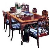 Karges Dining Set With 6 Chairs and Leaves