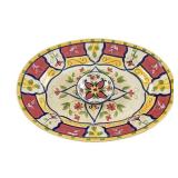 Retired Pier 1 Oval Serving Platter & Dip Dish