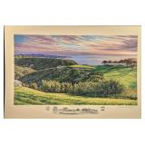 Linda Hartough Artist Proof Litho 2008 US Open Ch