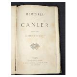 Memoires De Canler Ancien Chef Hardcover Book