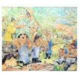 S&N Ivan Clarke "Harvest Hounds" Medium Giclée