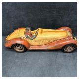Resin Wooden 1934 Roadster Sculpture with Driver F