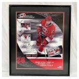 Kevyn Adams Signed Framed Carolina Hurricanes Disp