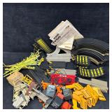 TYCO HO Scale Slot Car Track and Accessories Assor