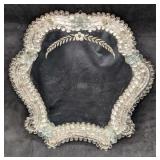 Vintage Murnao Italian Milliaccio Wall Table Mirro