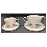 Rosenthal China Footed Cup Gravy Boat & Saucer Set
