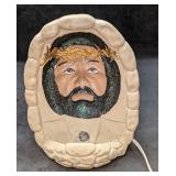 Light Up 3D Black Jesus Display