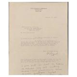 Richard E. Byrd Typed And Hand Written Signed Lett