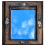 Vintage Style Replica Rose Wall Mirror