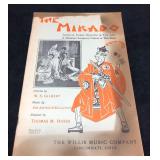 "The Mikado" Song Book - Japanese Comic Operetta i