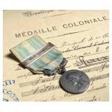 France Medaille Coloniale Maroc With Certificate
