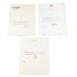 3 Governor Pete/Pierre Du Pont Signed Letters