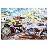 S&N Ivan Clarke "Late for Christmas" Medium Giclï¿½e