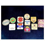Set of (11) Beer Coasters Label Variety