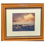 Framed Lightning At Washington, D.C. Photo