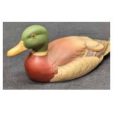 Vintage Andrea By Sadek Mallard Duck Porcelain Fig