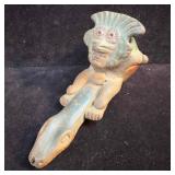 Pre-Columbian Style Snake Phallus Exotic Terracott
