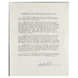 Jim McMahon Signed American Airlines Golf Letter