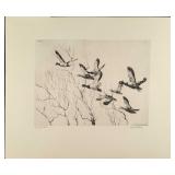 Original Richard E Bishop Etching