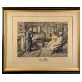 James Dobie "Country Clients" Engraving After Walt