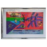 Rick Ott Mixed Media Abstract Acrylic 3D Painting