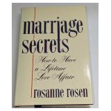 Rosanne Rosen Signed Marriage Secrets Hardcover