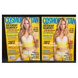 Two Vintage Cosmopolitan Magazines March 2001 Vane