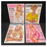 Four Vintage Cosmopolitan Magazines From The 90