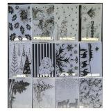 12 Different Christmas Themed Sheena Embossing Fol