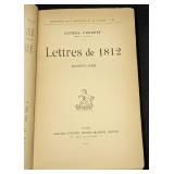 1911 Arthur Chuquet Lettres de 1812 PRemiere Serie