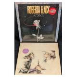 Two Roberta Flack R&B Vinyl LP Records