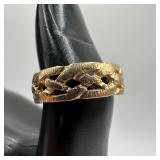 14K Yellow Gold Celtic Knot Style Braided Band Rin