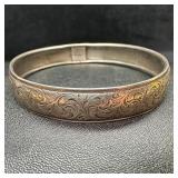 Danecraft Sterling Ornate Engraved Bangle