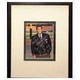 Framed CBS Sports Greg Gumbel Autographed Photo