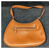 Liz Claiborne Brown Cognac Basic Essentials Purse