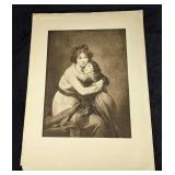 Vigï¿½e Le Brun Self-Portrait With Daughter Print