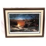 Signed Framed Print Of 'The Sharing Season II' By