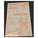 1909 Rï¿½cits d'un combattant 1870 Softcover Book