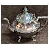Vintage Silver Plated Crescent Coffee Pot B