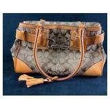 Coach Hampton Signature Satchel