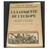 1939 A La Conquete De L'europe Softcover Book