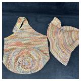 Helen Kaminski Woven Tote Bag and Matching Sun Hat